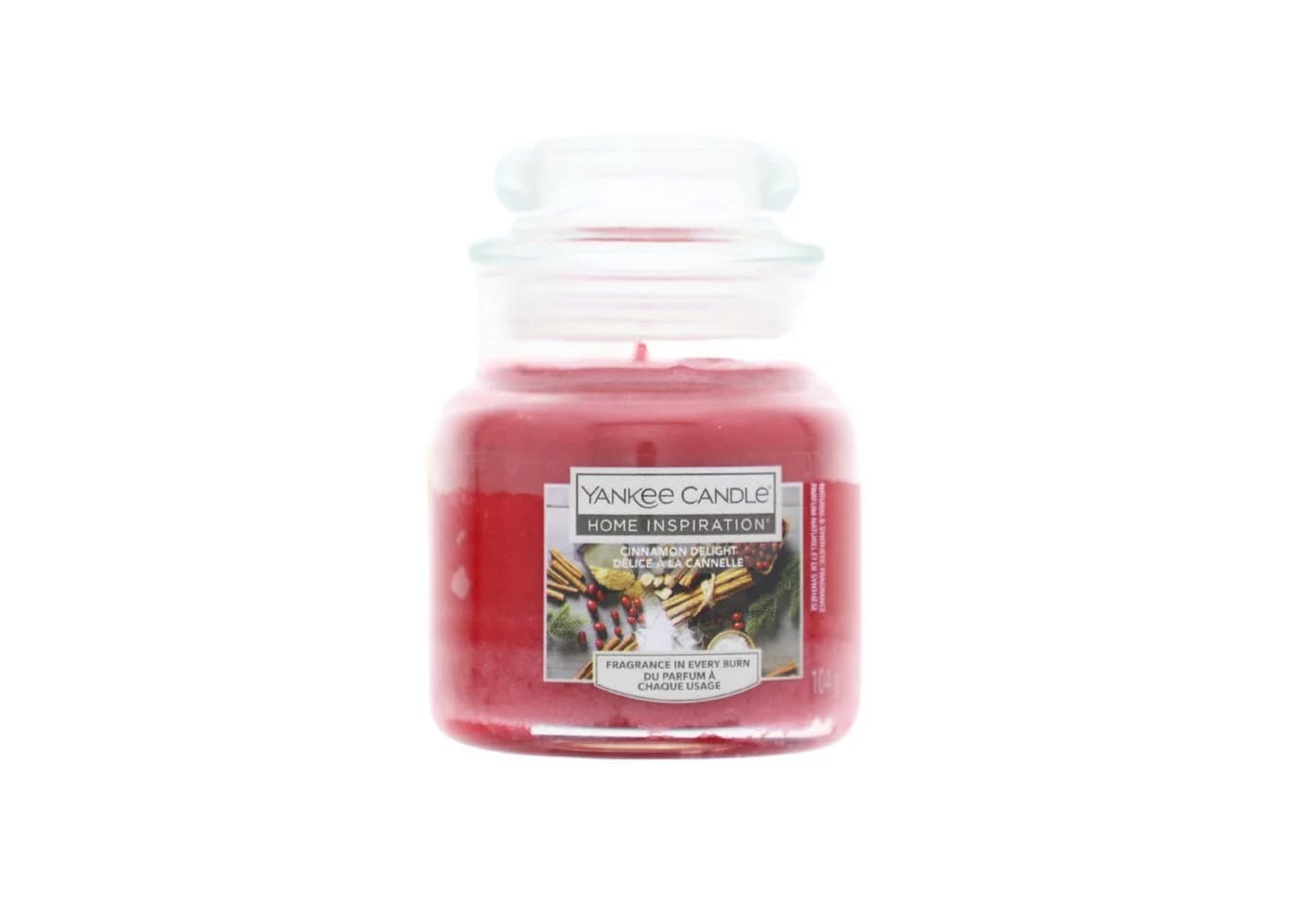 Yankee Candle Duftkerze Cinnamon Delight 104g Klein Brenndauer bis zu 30 Stunden