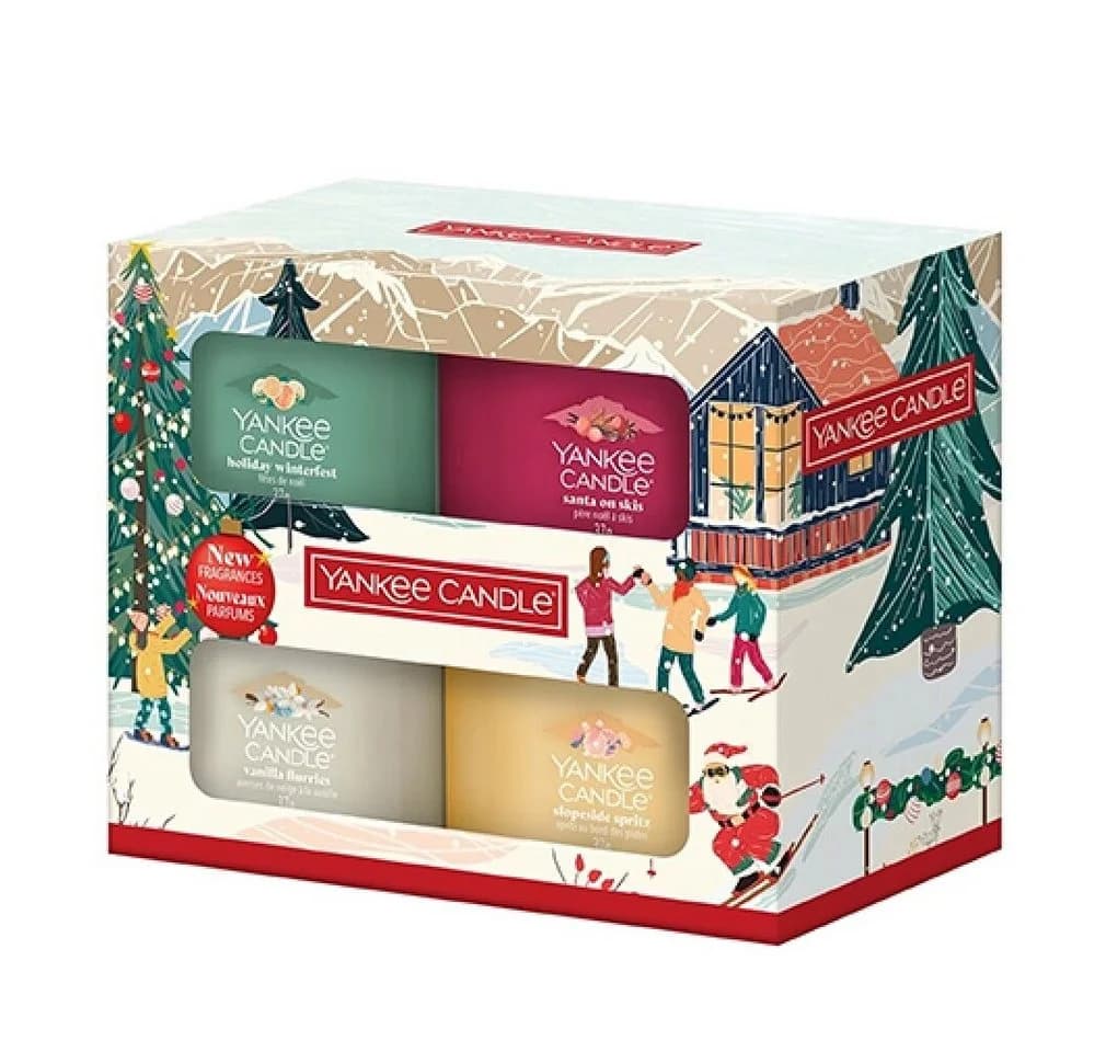 Yankee Candle Duftkerzen 4er Set Christmas Geschenkset
