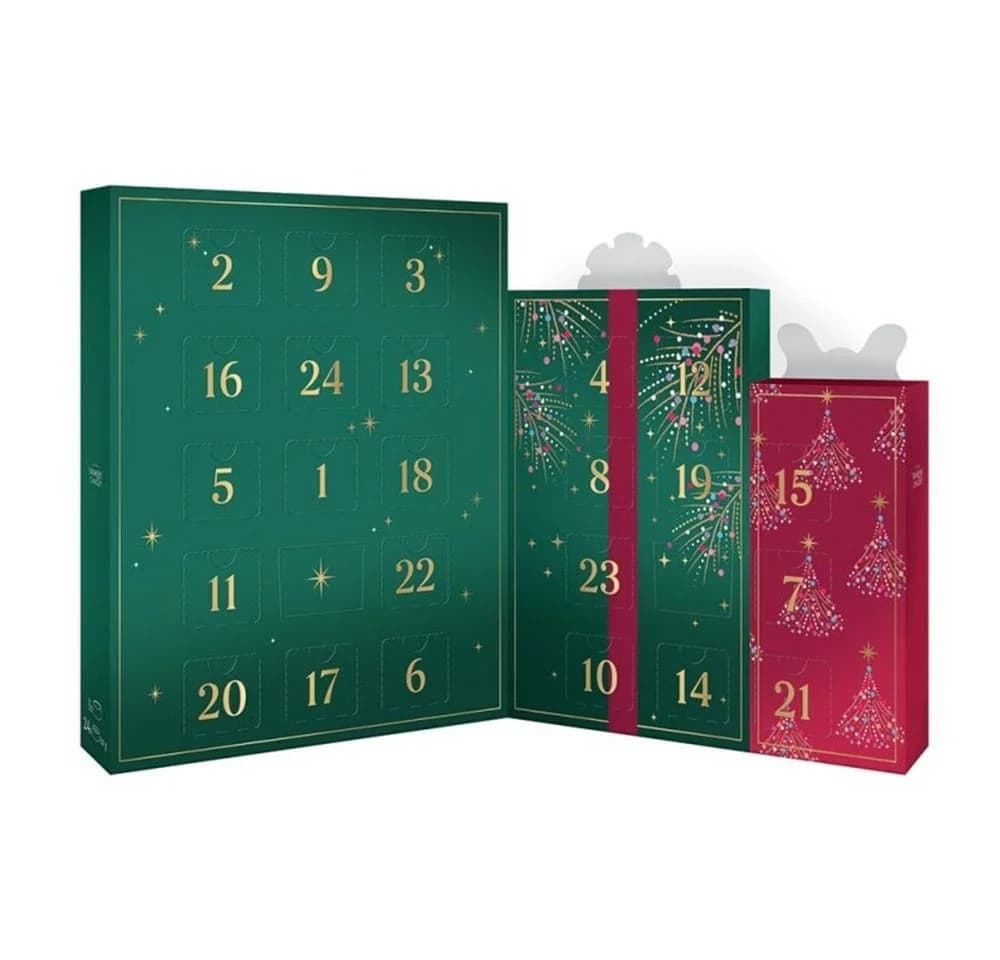 Yankee Candle Adventskalender „24 Tage voller Düfte“ 2026 mit Teelichthalter