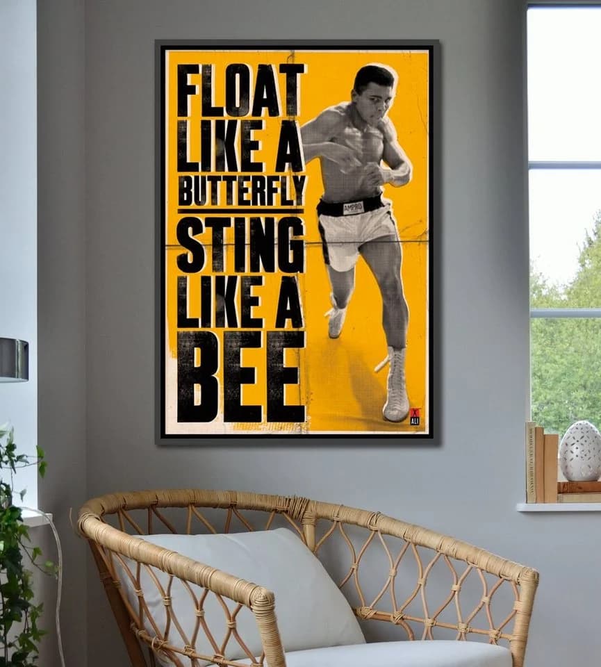 PYRAMID Poster Muhammad Ali Float and Sting 61 x 91,5 cm