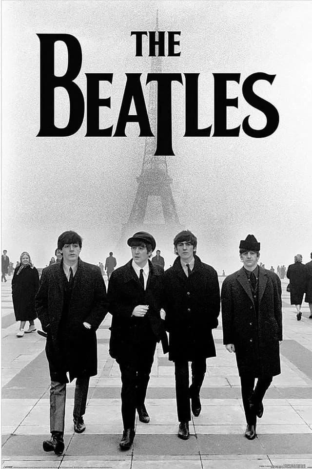 The Beatles Poster Eiffel Tower 61 x 91,5 cm