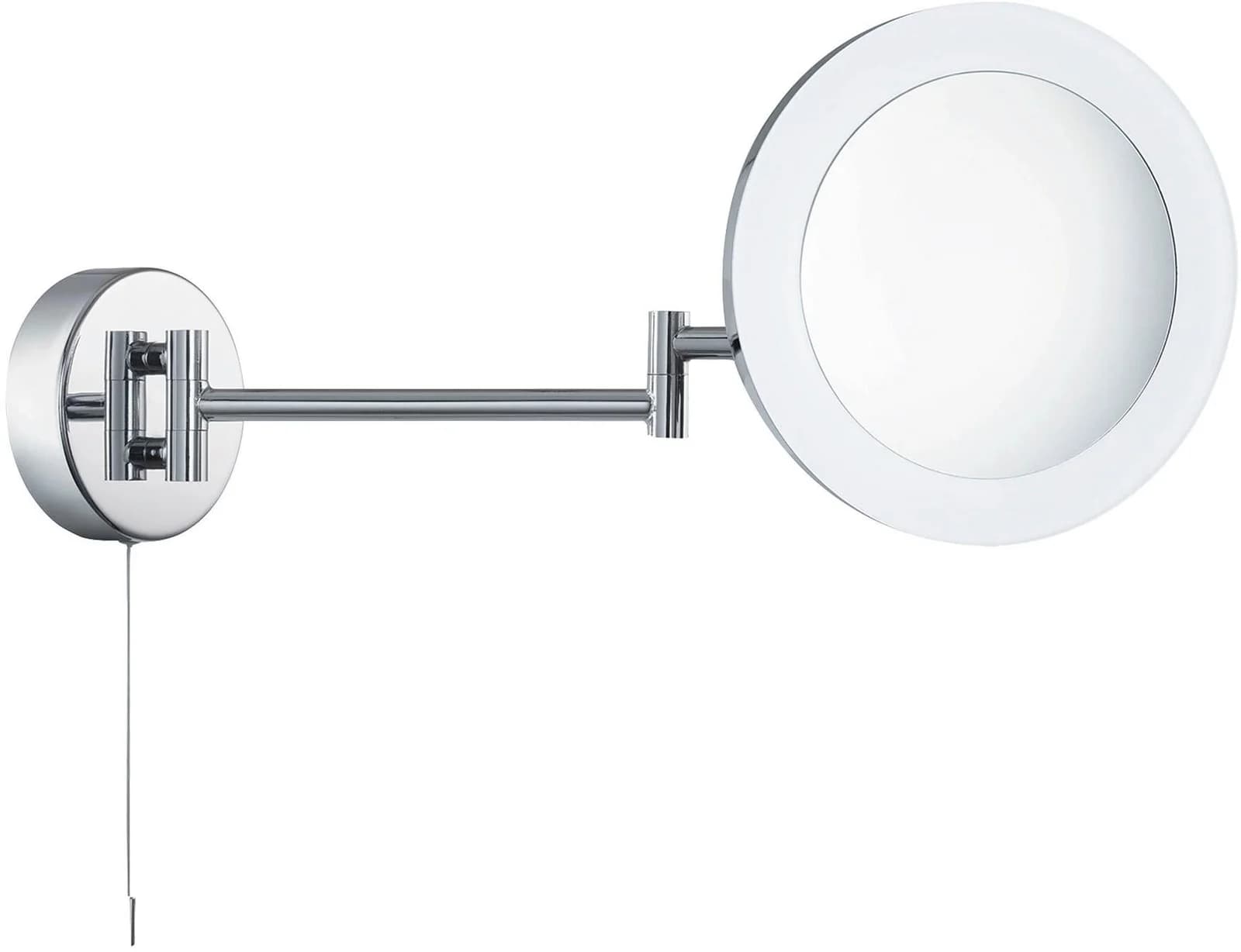 SEARCHLIGHT Badezimmerspiegel mit LED Chromoptik verstellbar