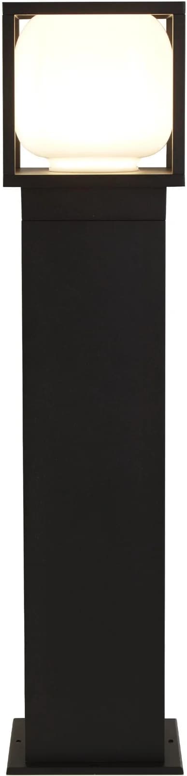 LED-Wegeleuchte Athens, IP54, Schwarz, Metall