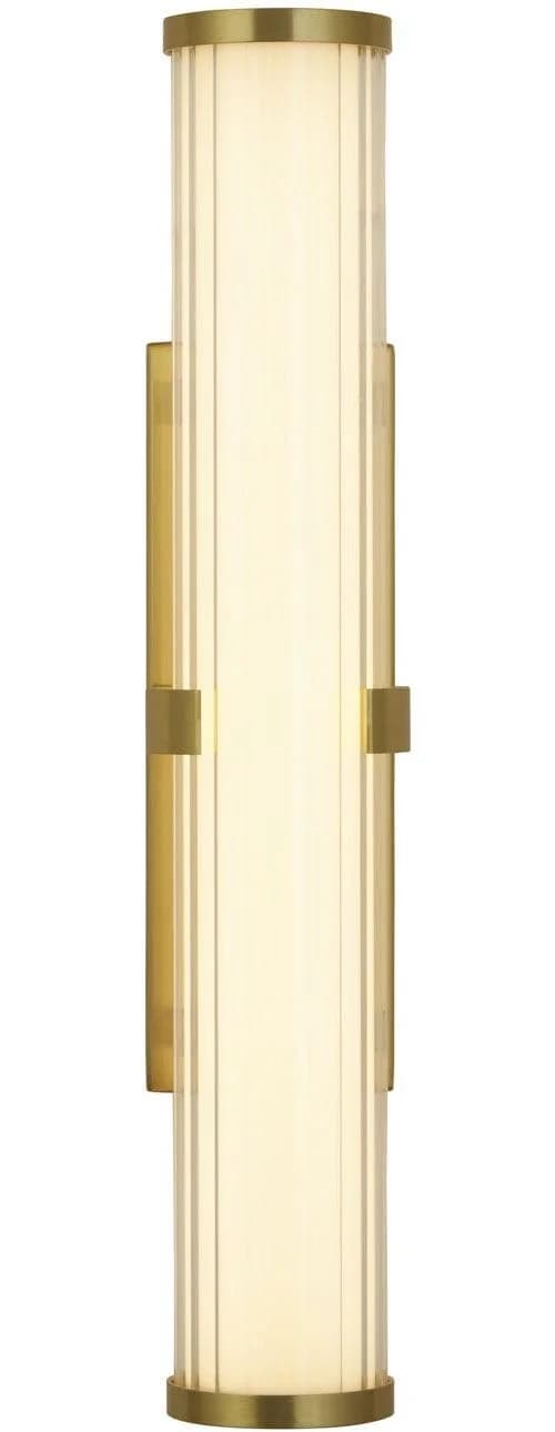 LED-Wandleuchte Clamp Gold/Weiß IP44