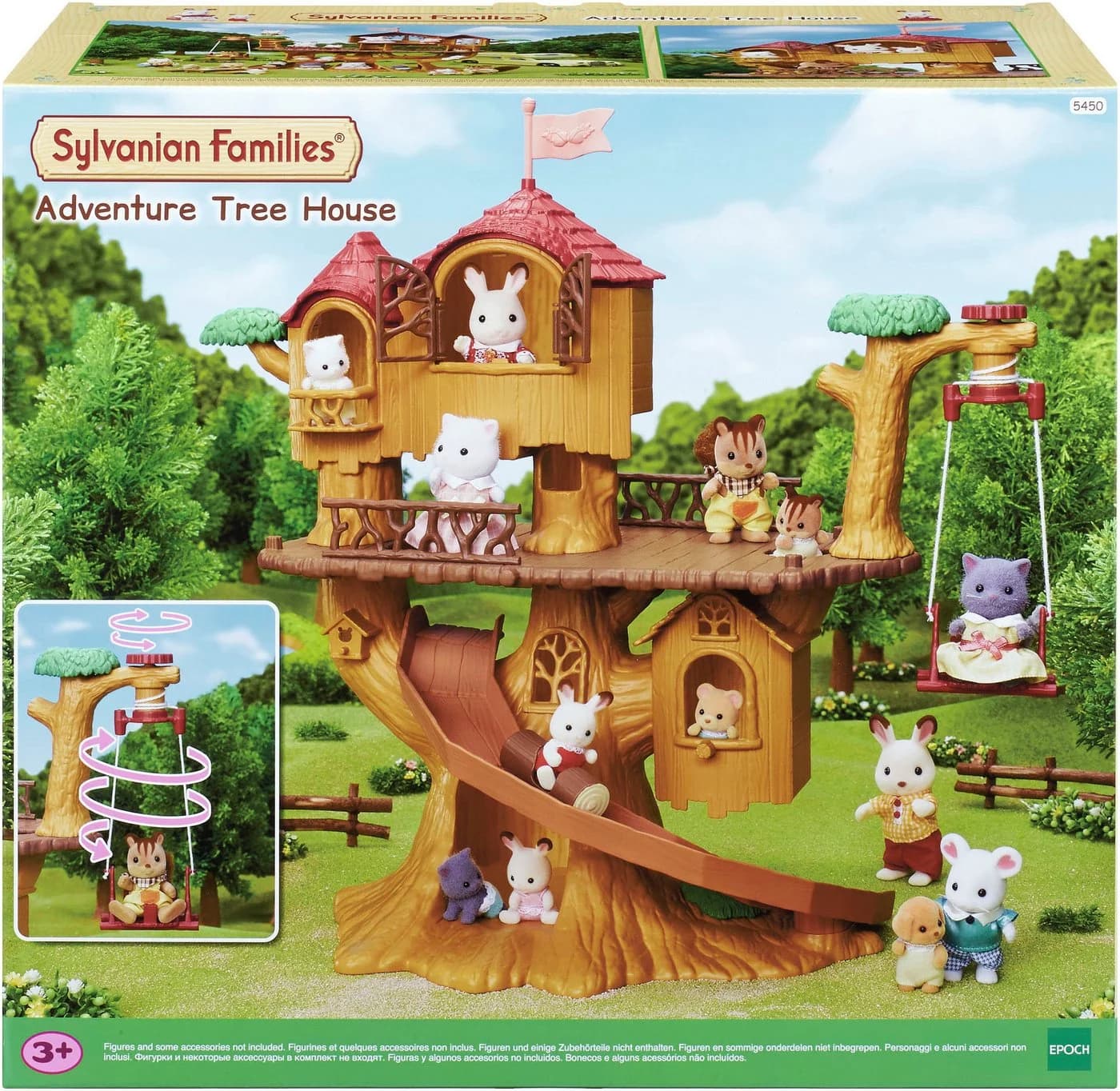 Sylvanian Families Spielwelt Erlebnis Baumhaus Bunt