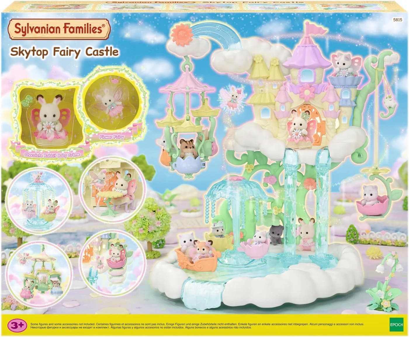 Sylvanian Families Spielwelt Himmlisches Feenschloss 5815 Bunt