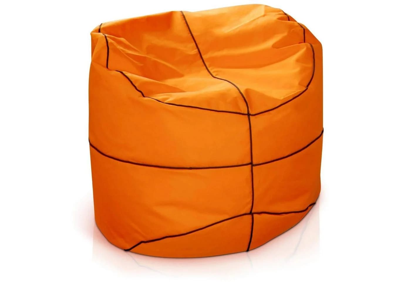 Green Bean Sitzsack Sport Basketball-Optik Orange Fertig Befüllt