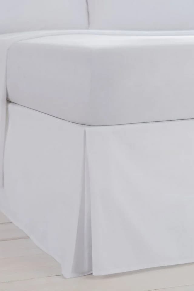 Next Bett-Set Bettrock Weiß Baumwolle Polyester