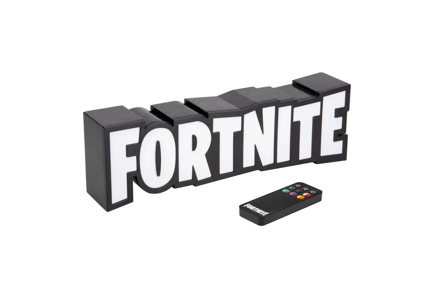 Paladone Fortnite RGB-Logo-Lampe mit Farbwechsel und Fernbedienung