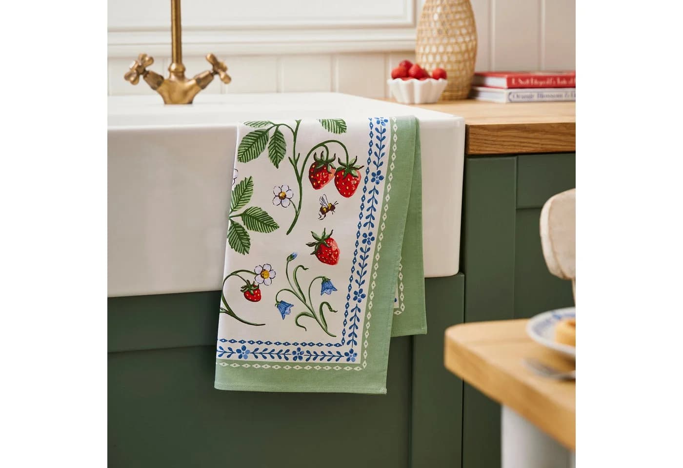 Ulster Weavers Geschirrtuch Strawberry Patch 100% Baumwolle 48x74cm