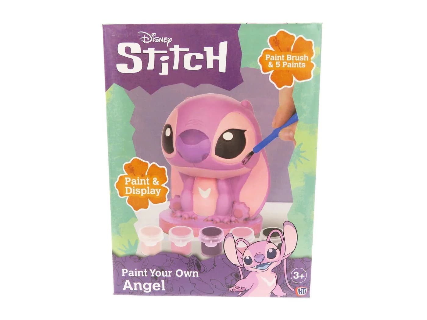 Lilo & Stitch Gipsfigur Bemalset mit 5 Farben & Pinsel