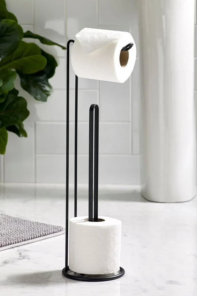 Next Toilettenpapierhalter Schwarz Draht 4 Rollen