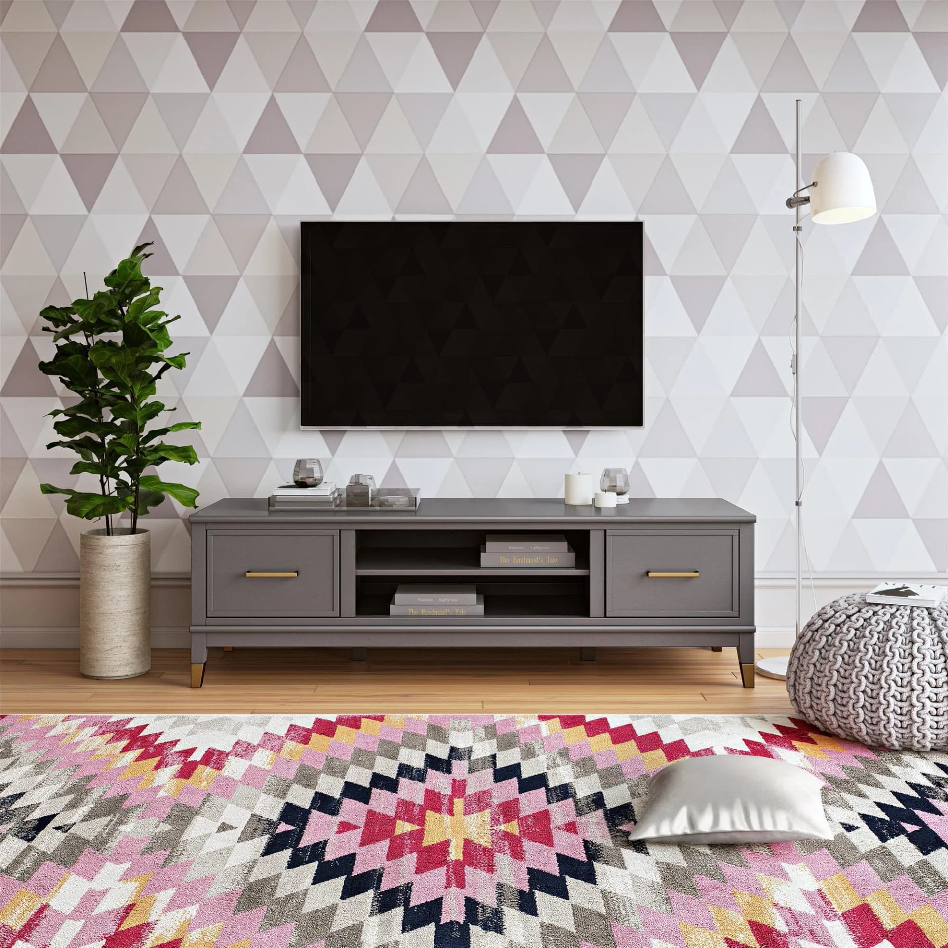 OTTO home Westerleigh Kommode 3 Kabeldurchführungen MDF 152 cm