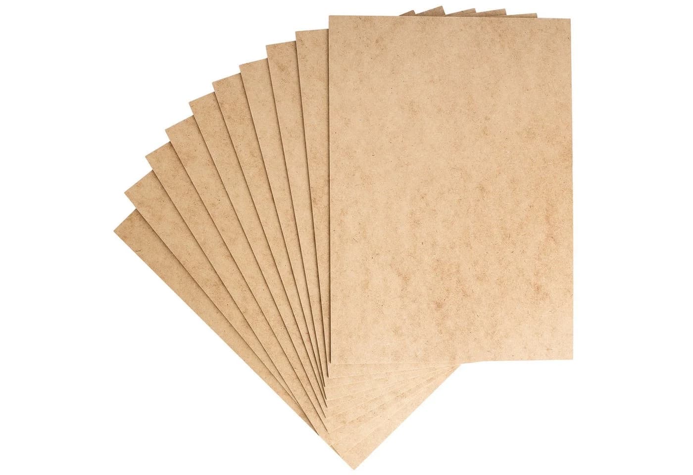Creative Deco 10x MDF Platten 2mm Bastelnaturmaterial