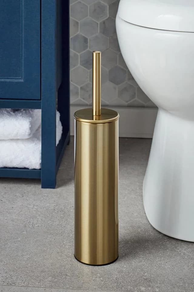 Next WC-Reinigungsbürste Toilettenbürste Goldfarben Metall