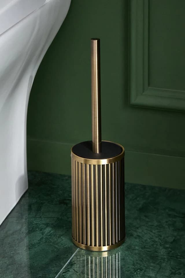 Next WC-Reinigungsbürste Geriffelte Toilettenbürste Gold