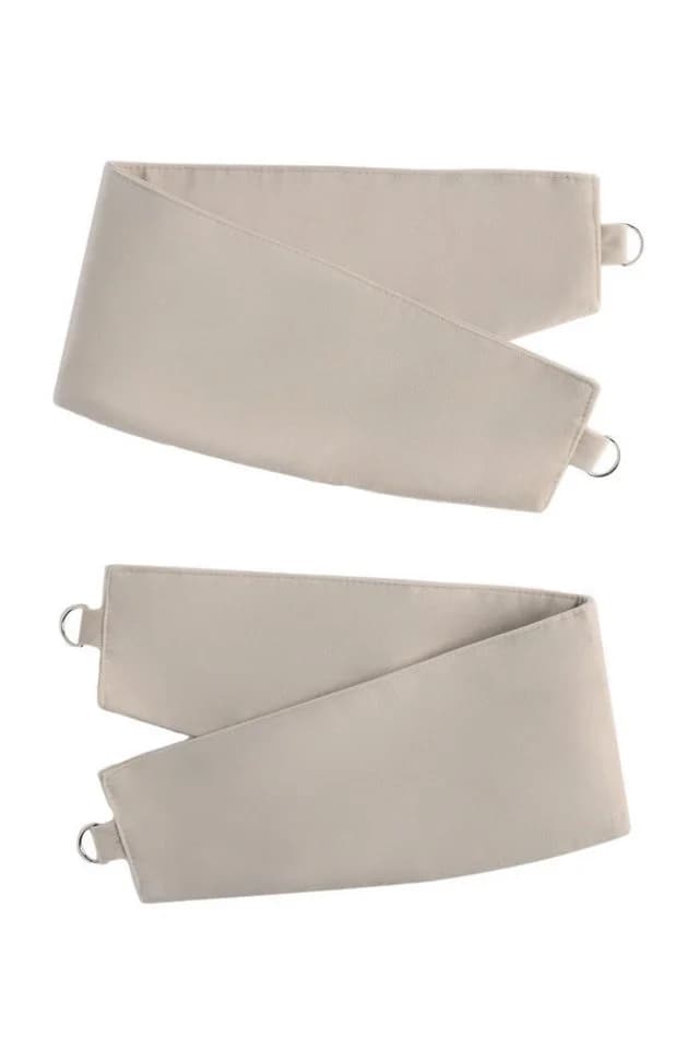 Next Raffhalter Set 2-tlg. Mattsamt Oatmeal