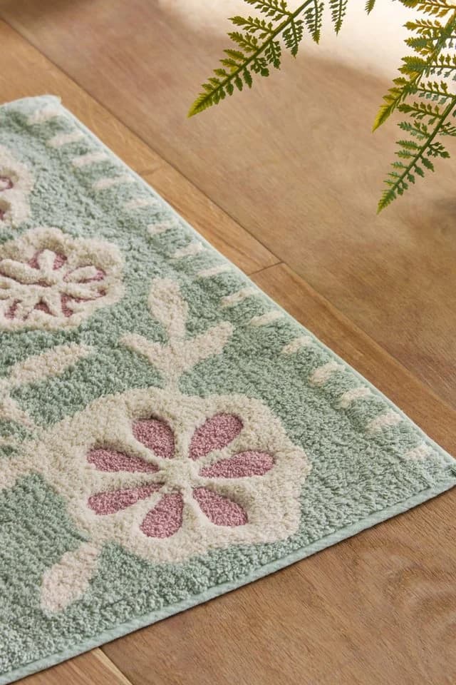 Next Badematte Baumwolle mit floralem Muster