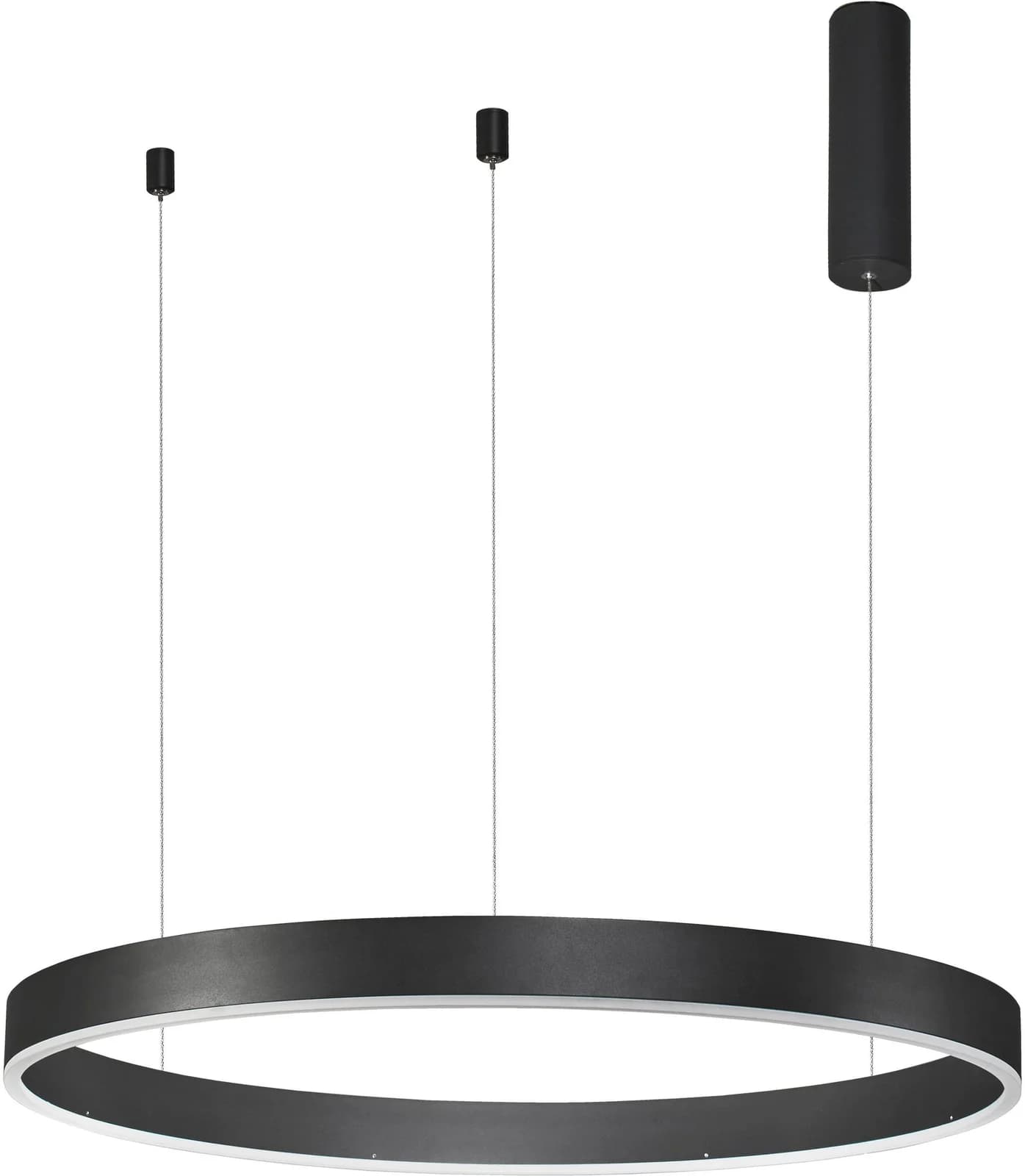 NOVA LUCE LED-Hängeleuchte "MOTIF" Schwarz Dimmbar Höhenverstellbar