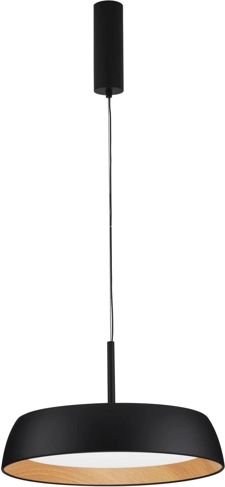 NOVA LUCE Pendelleuchte SIGI Schwarz Holz LED
