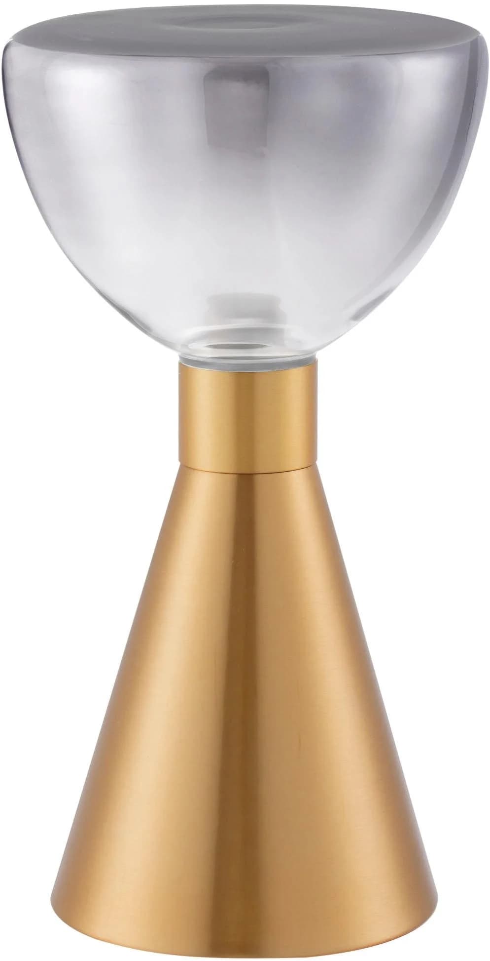 NOVA LUCE Tischleuchte "VOI" Gold Aluminium
