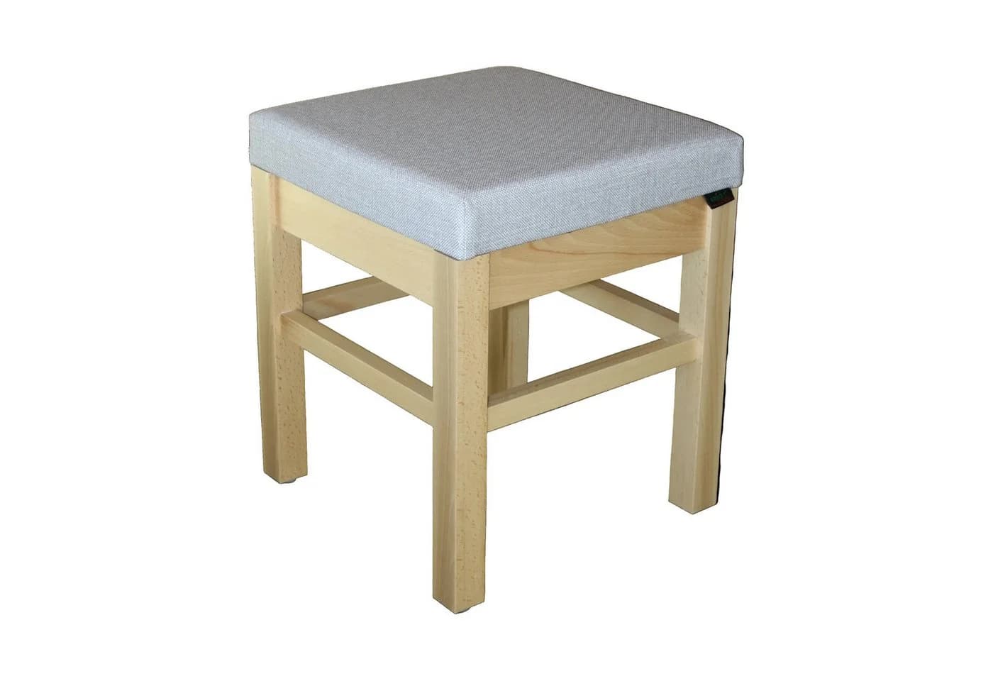 einrichtungsdesign24 Schwerlasthocker Alexander Beige Massivholz