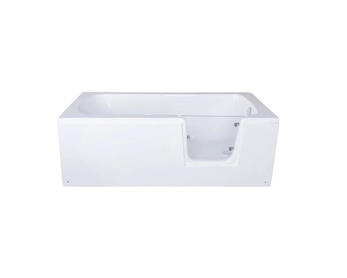 Belvit Seniorenbadewanne 170 cm Rechteckig Barrierearm