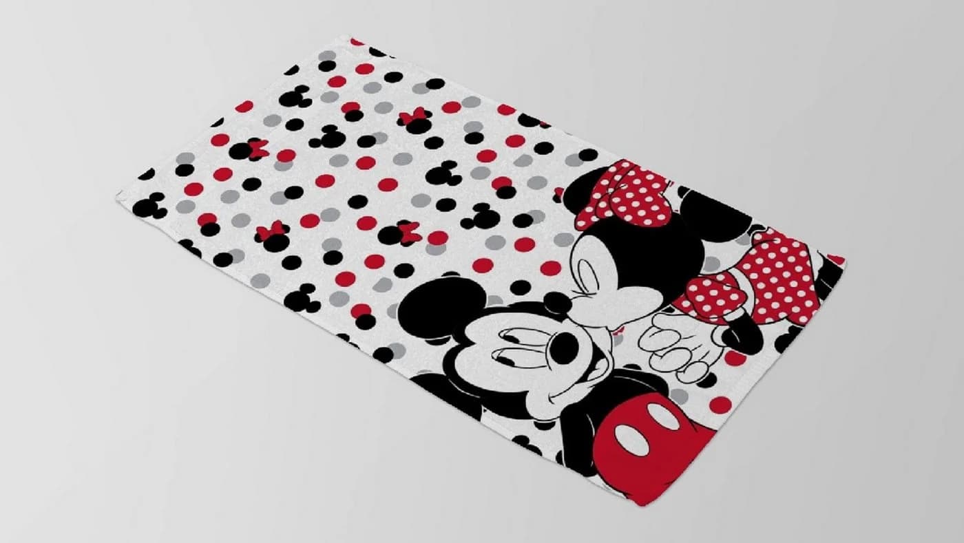 AY!Max Disney Minnie & Mickey Mouse Duschtuch 70 x 140 cm