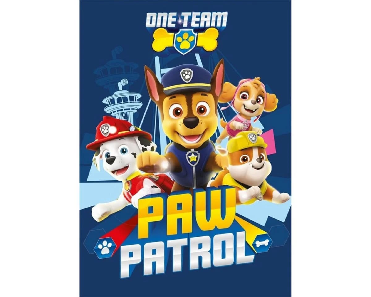 Paw Patrol Polar Fleece Kuscheldecke 110x140 cm