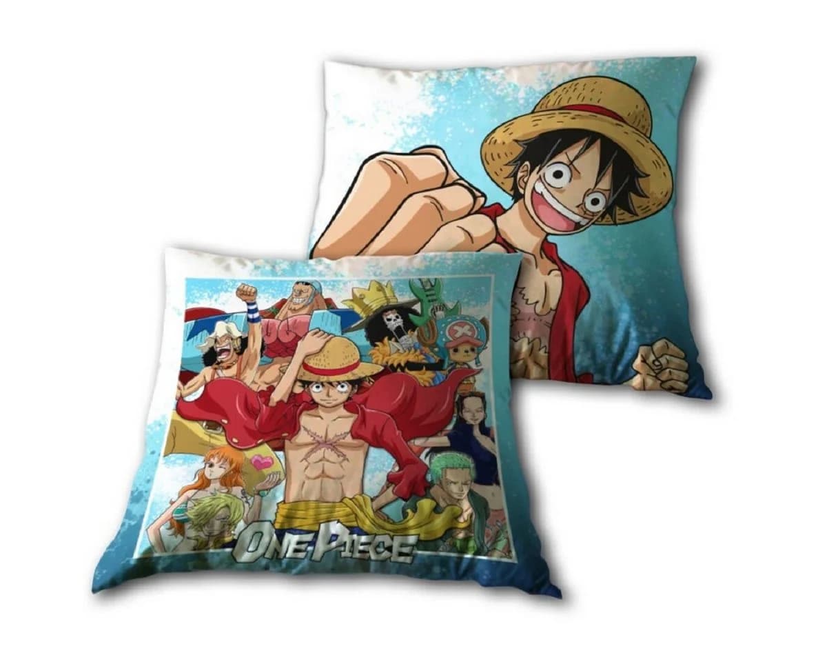 One Piece Anime Dekokissen Baumwolle 40x40 cm Bunt