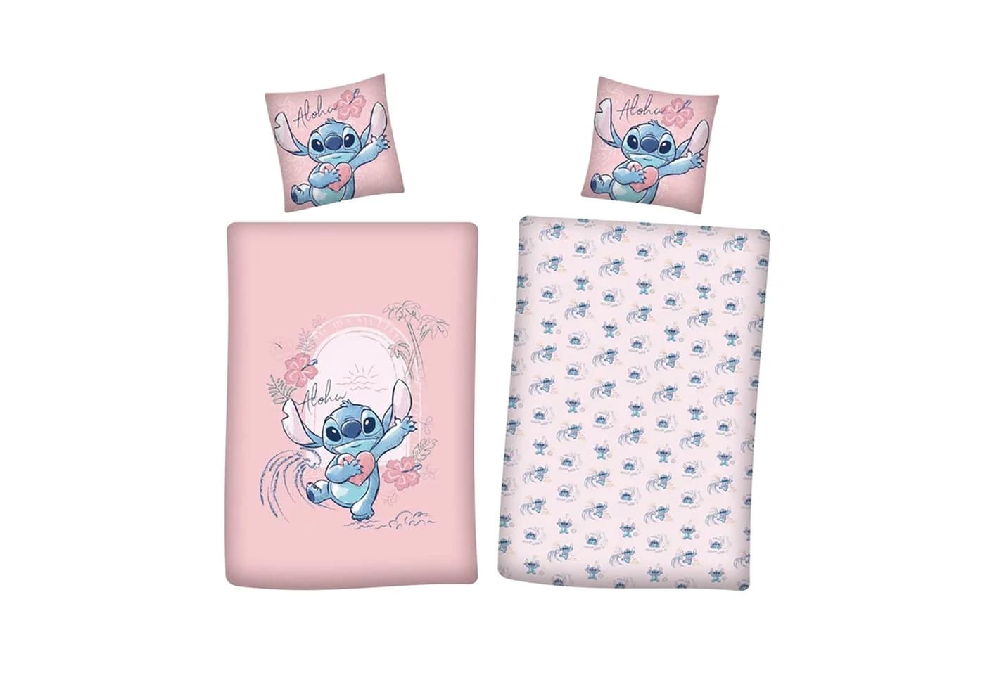AY!Max Kinderbettwäsche Disney Lilo und Stitch Wende Bettwäsche 2tlg. 135 x 200 cm
