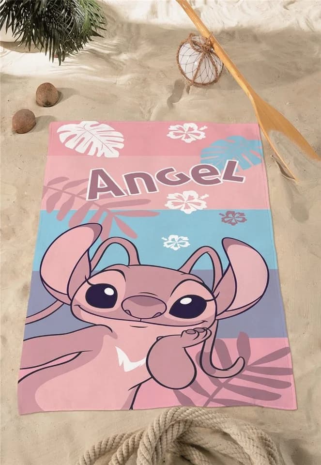 Lilo & Stitch Strandtuch Badehandtuch für Kinder – Kuscheliges Strandtuch