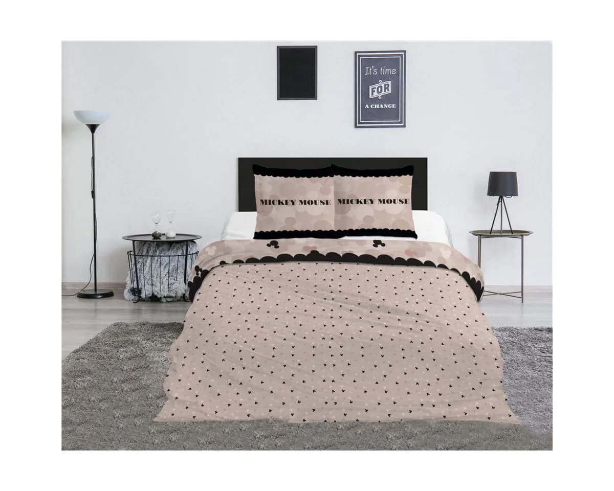 Aymax Disney Mickey Bettwäsche Set 240x220 cm + 2x 65x65 cm Polycotton
