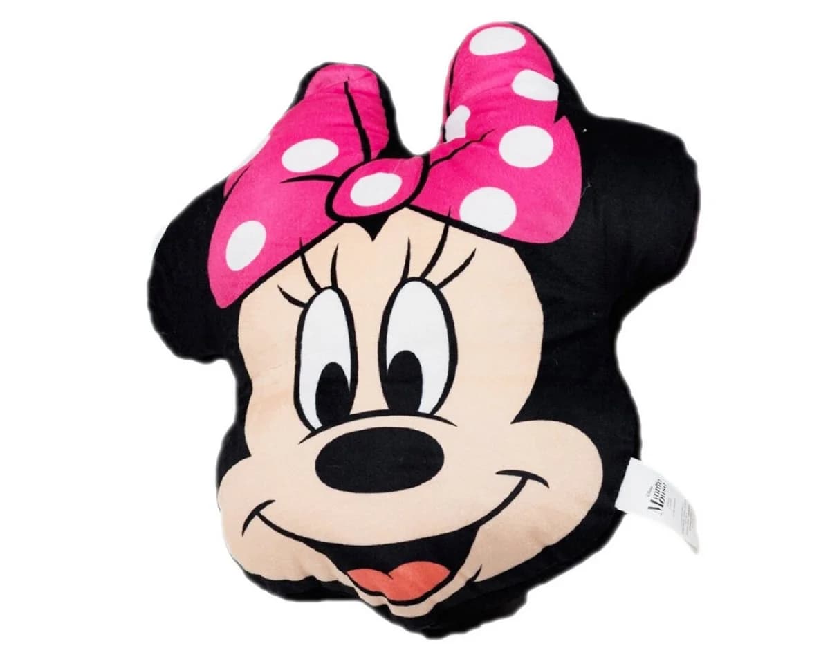 Disney Minnie Mouse Dekokissen Zierkissen Velboa Mehrfarbig