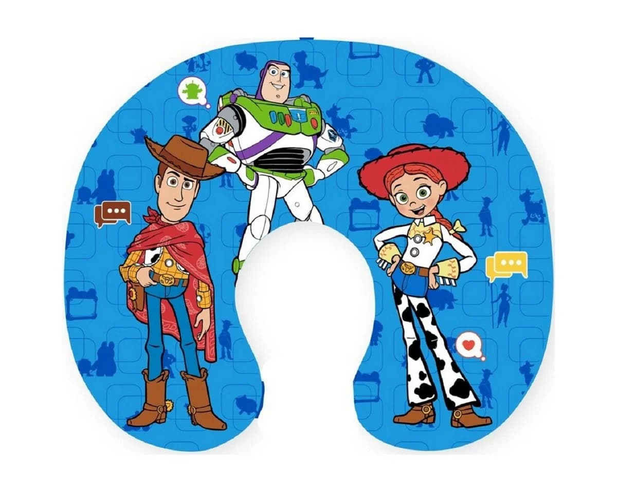 Disney Reisekissen Pixar Toy Story Nackenkissen Blau