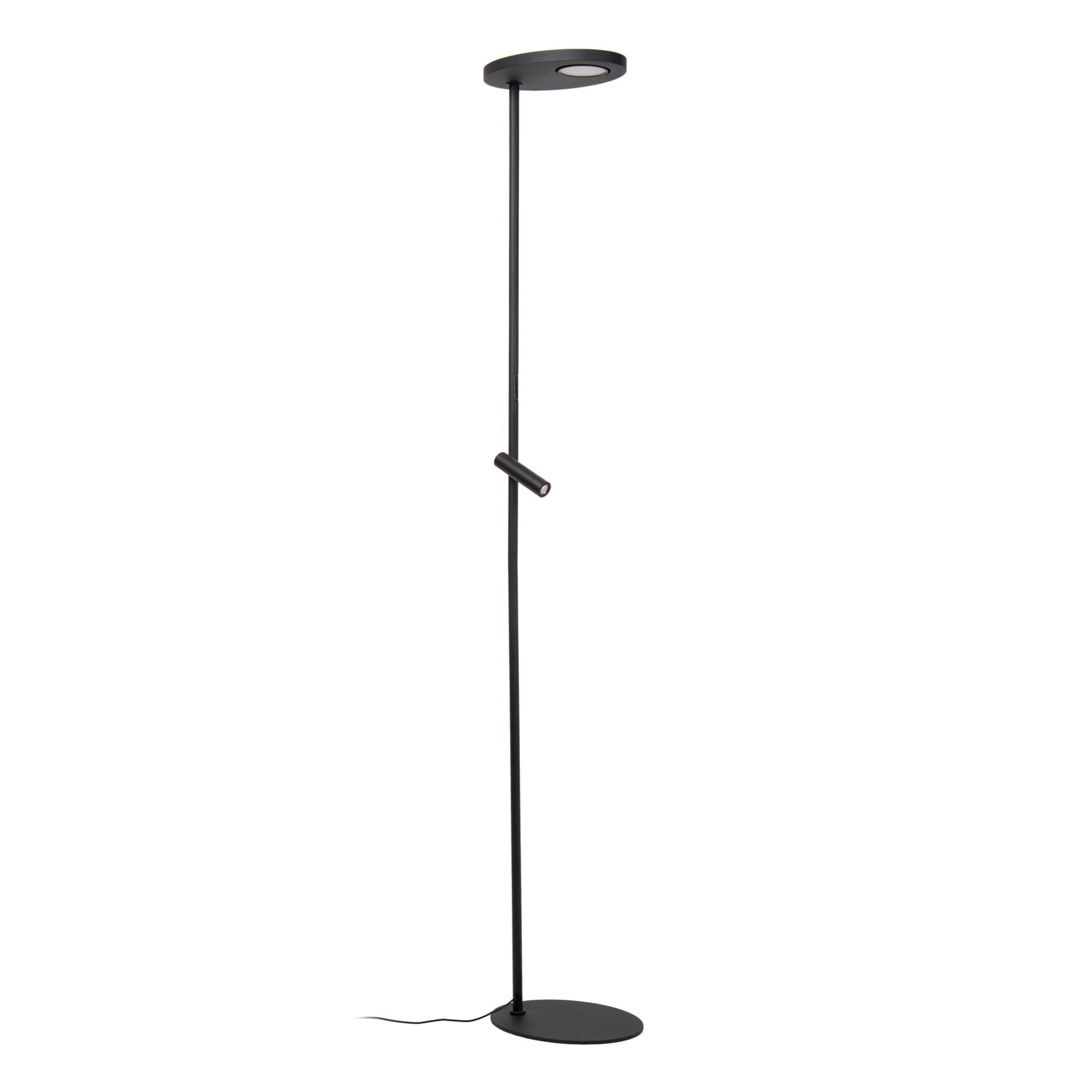 LUCiDE Stehleuchte ORTOLAN Schwarz Modernes Design