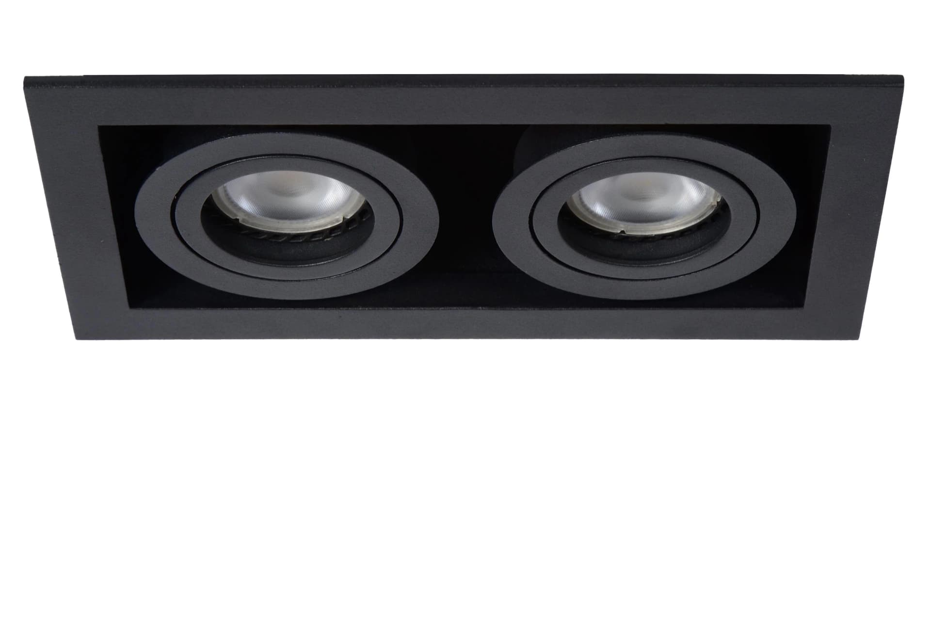 Einbauleuchte Chimney Aluminium Schwarz 2 x GU10