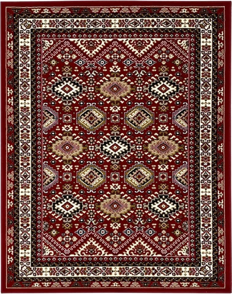 OTTO HOME Teppich Diantha Weinrot Orientalisch Kurzflor