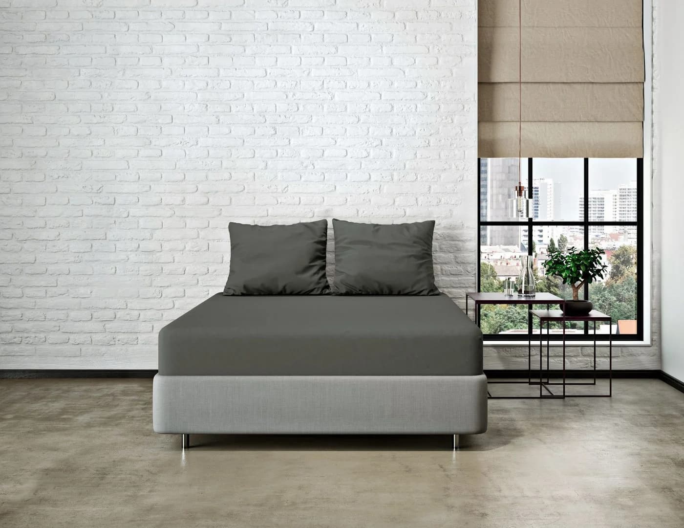 mistral home Spannbettlaken Perkal Uni Bettlaken