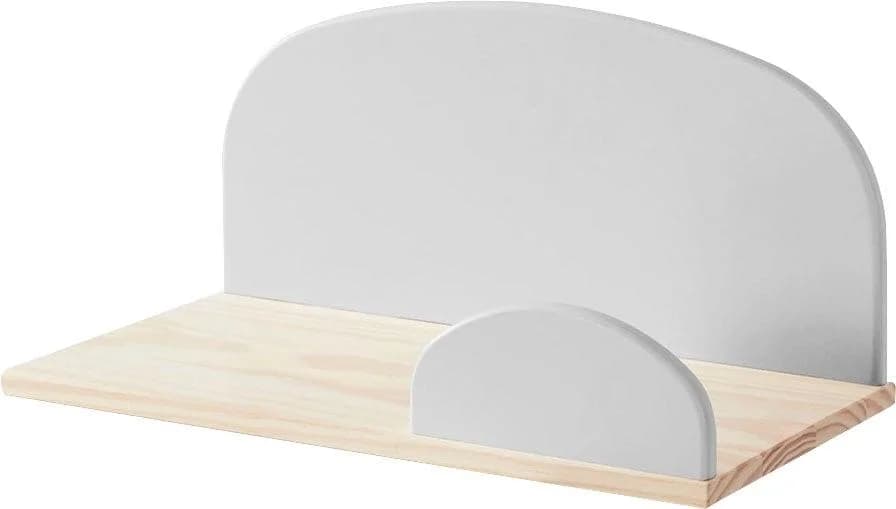VIPACK Wandregal Kiddy Hellgrau Wandmontage MDF Kiefer