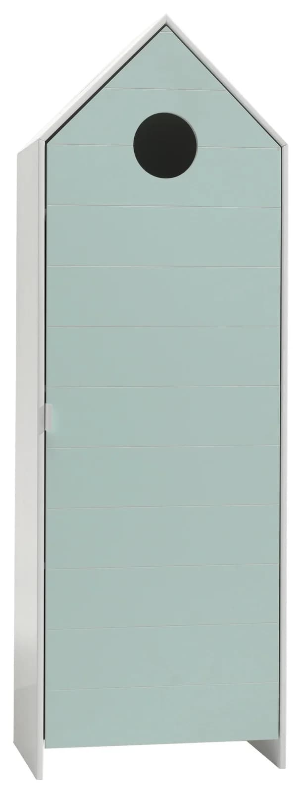 VIPACK Casami Kleiderschrank mit Soft-Close und viel Stauraum in Weiß/Mint