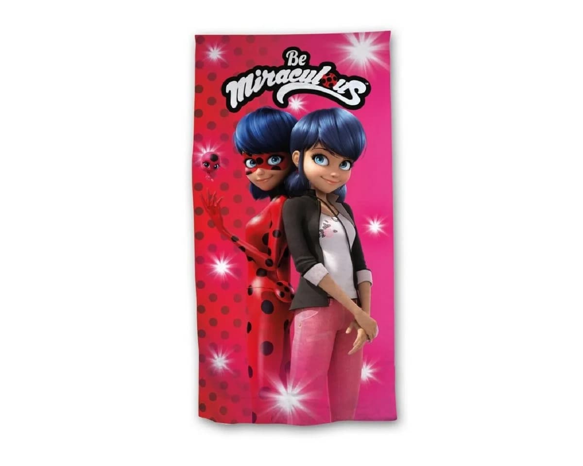 Miraculous Ladybug Strandtuch Badehandtuch Rot Modernes Design