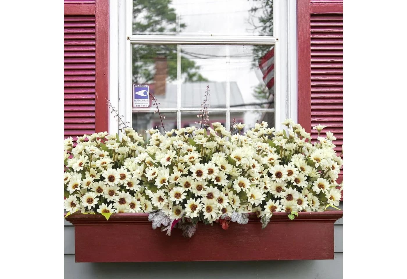 Coonoor Kunstblumenstrauß Herbst Chrysanthemen UV-beständig Bunt