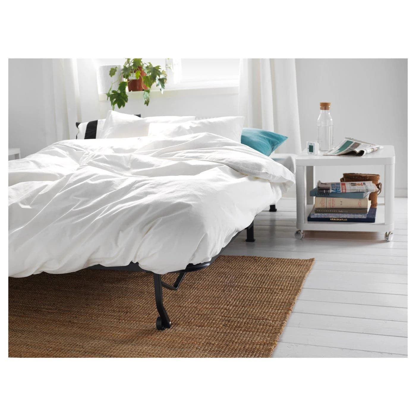IKEA LYCKSELE MURBO 2er-Bettsofa Dunkelgrau