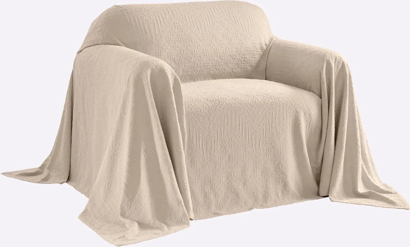 Bettüberwurf PEREIRA DA CHUNA Beige 100% Baumwolle
