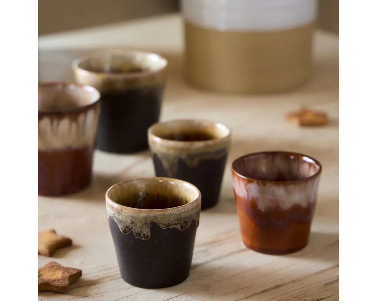 Costa Nova Espressotasse Poterie Caramel-Latte Keramik