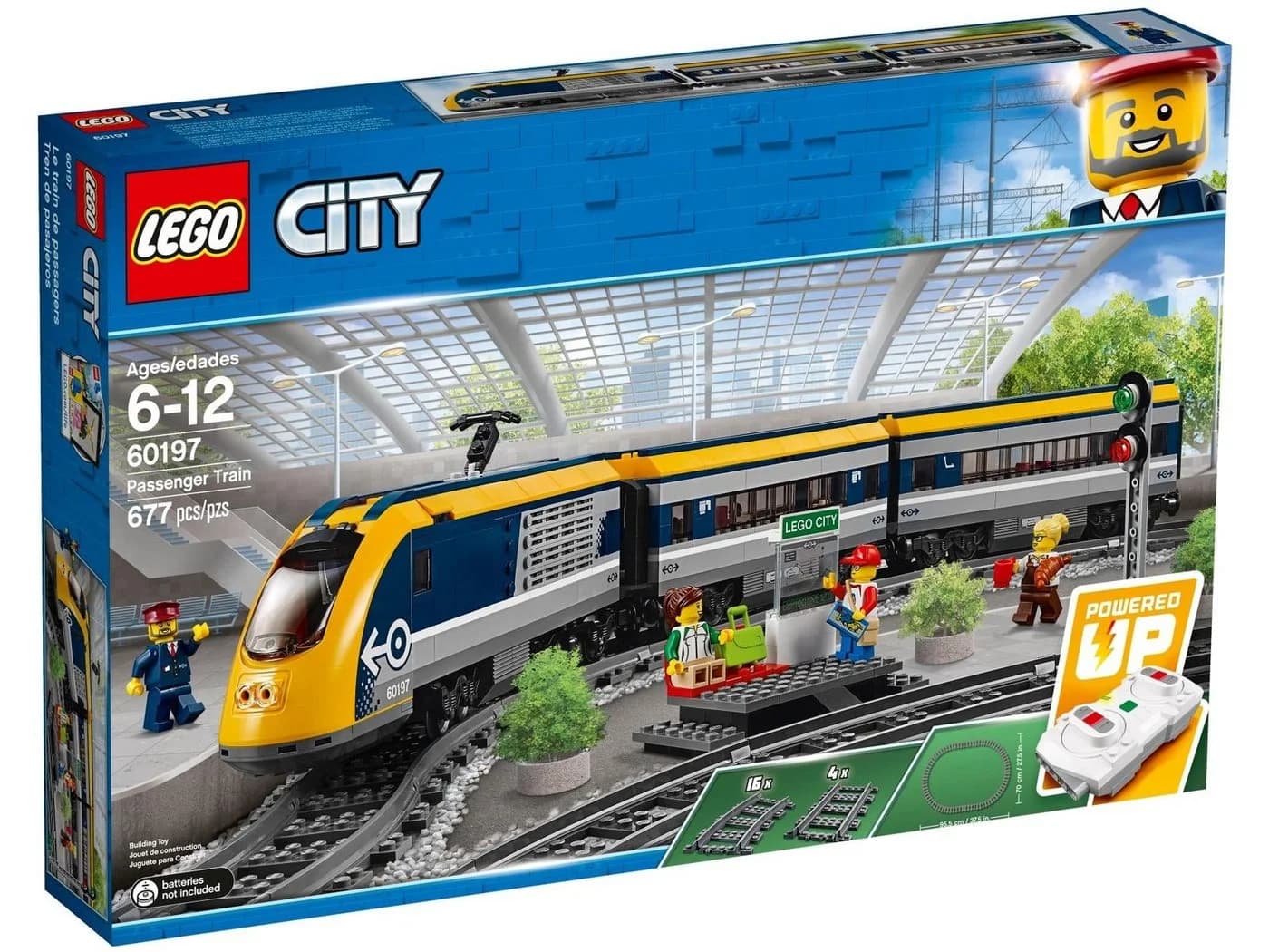 LEGO City Personenzug 60197 mit Bluetooth-Steuerung und 4 Minifiguren