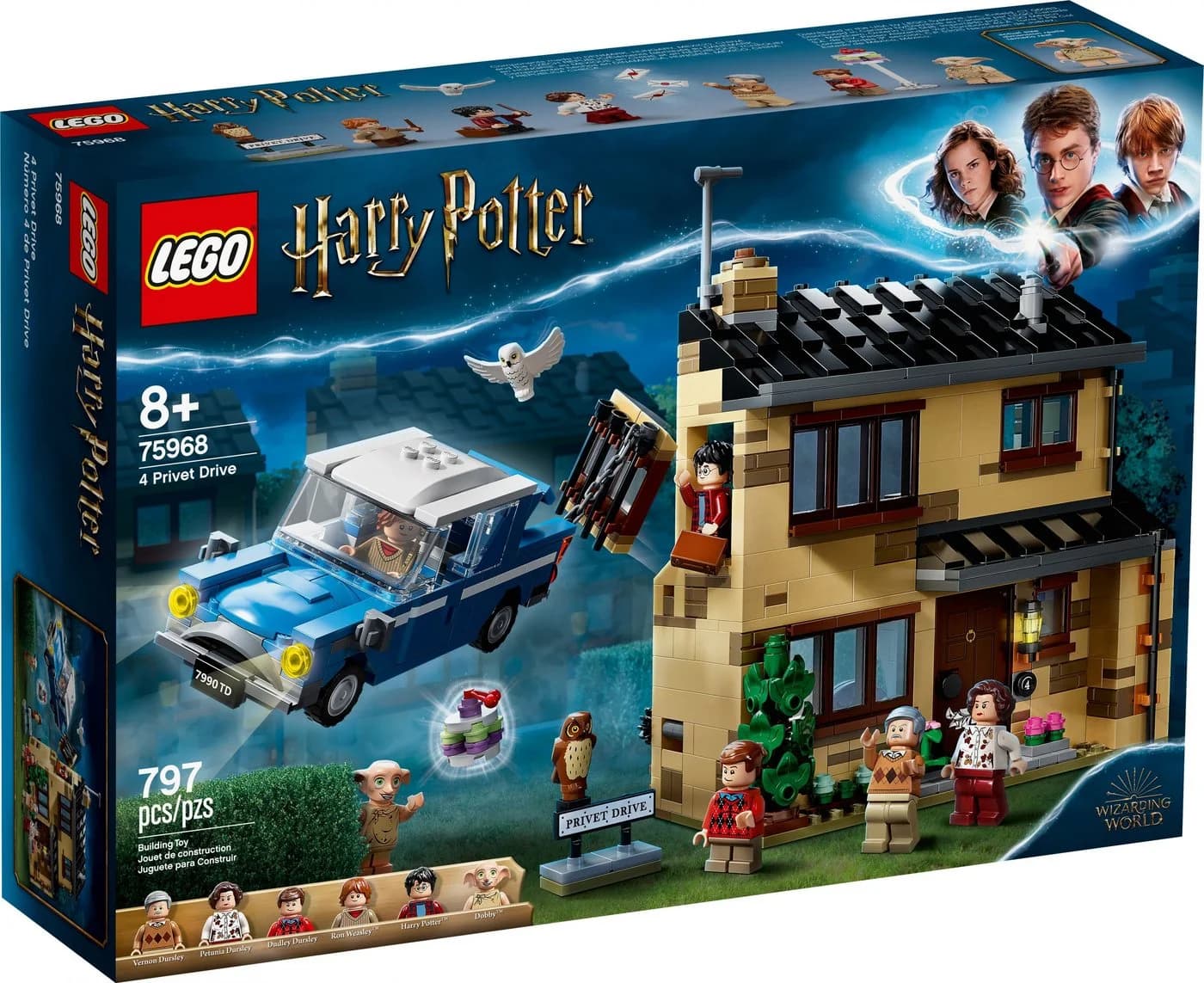 LEGO Harry Potter 75968 Flucht aus dem Ligusterweg Konstruktionsspielsteine