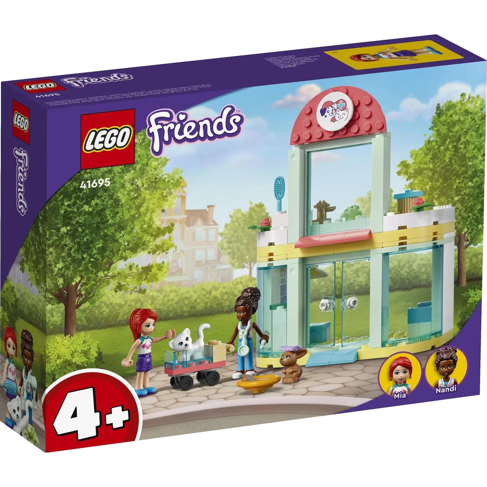 LEGO Friends 41695 Tierklinik Bunt
