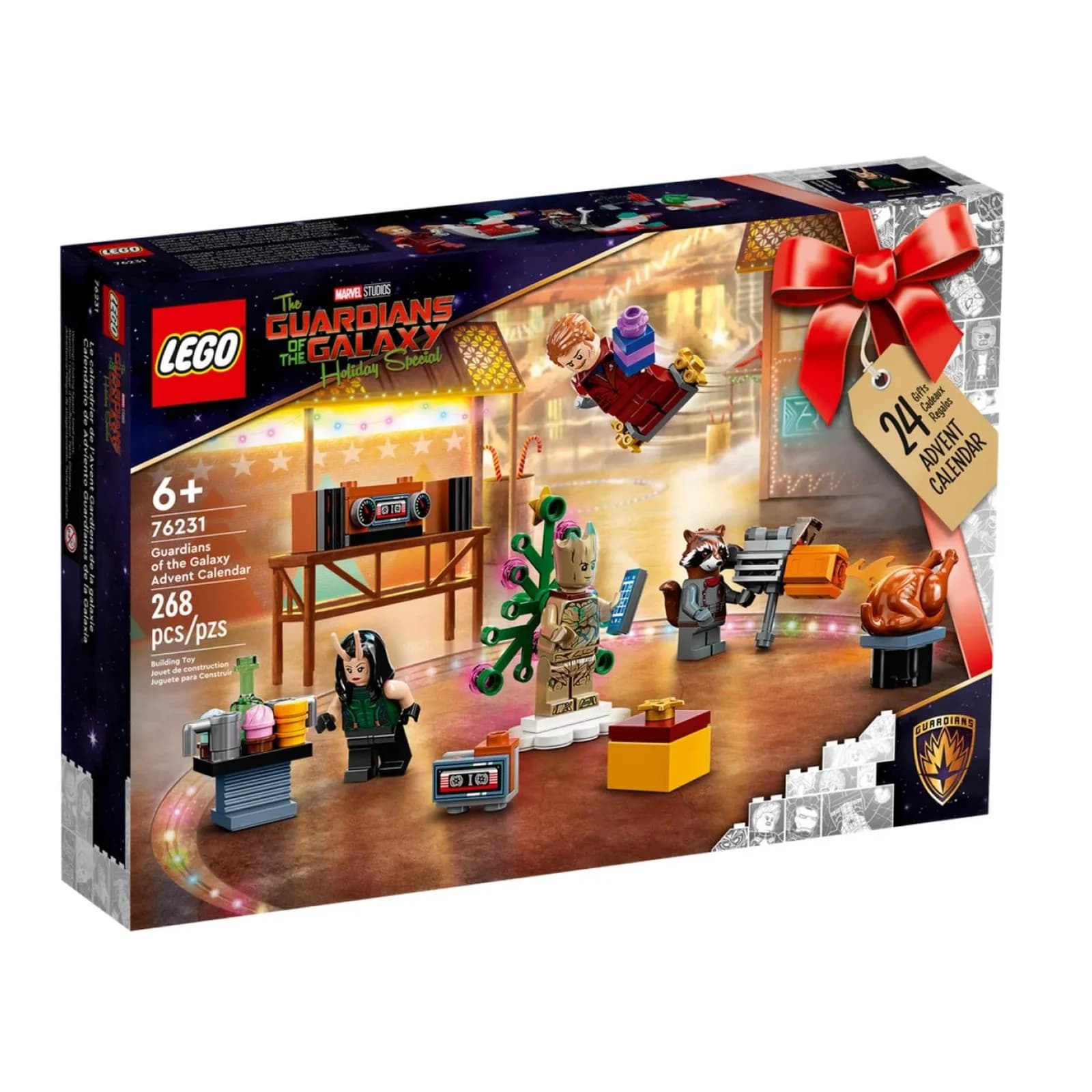 LEGO® Marvel Super Heroes Adventskalender 2022 mit 268 Spielbausteinen